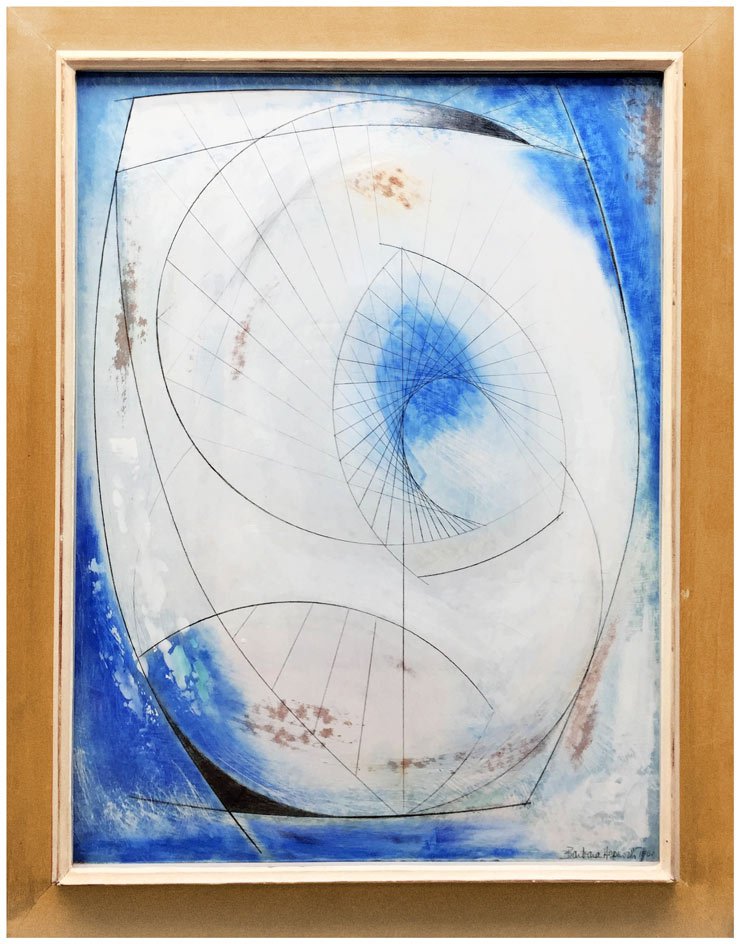 Barbara Hepworth painting