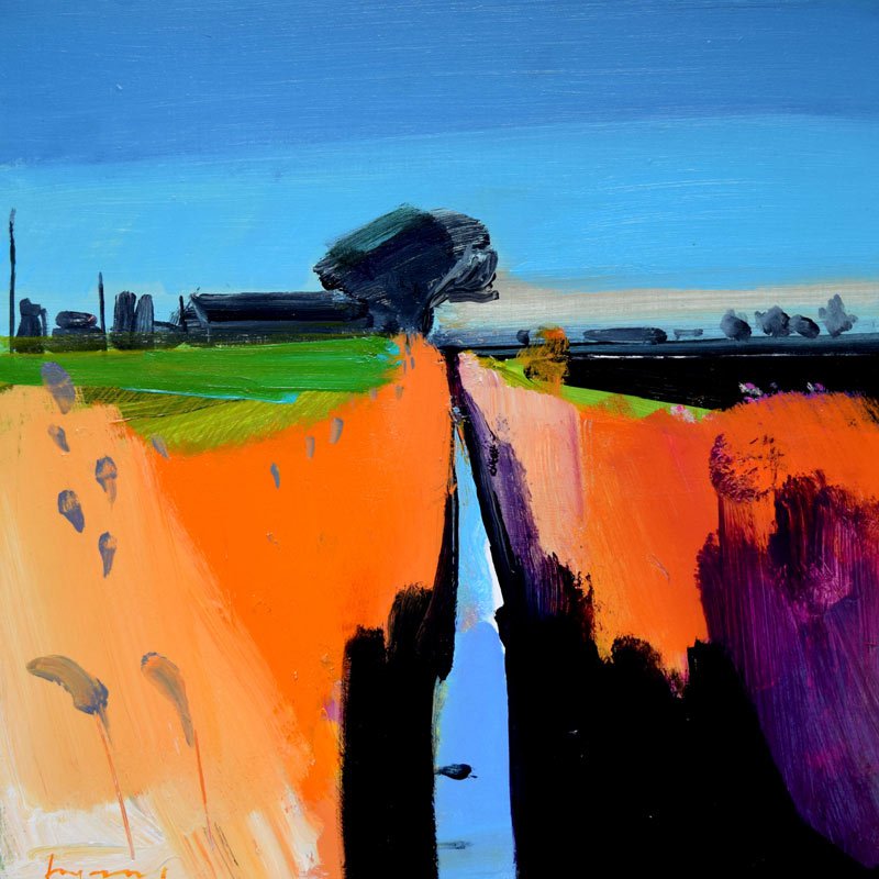 Winter Evening Long Drove