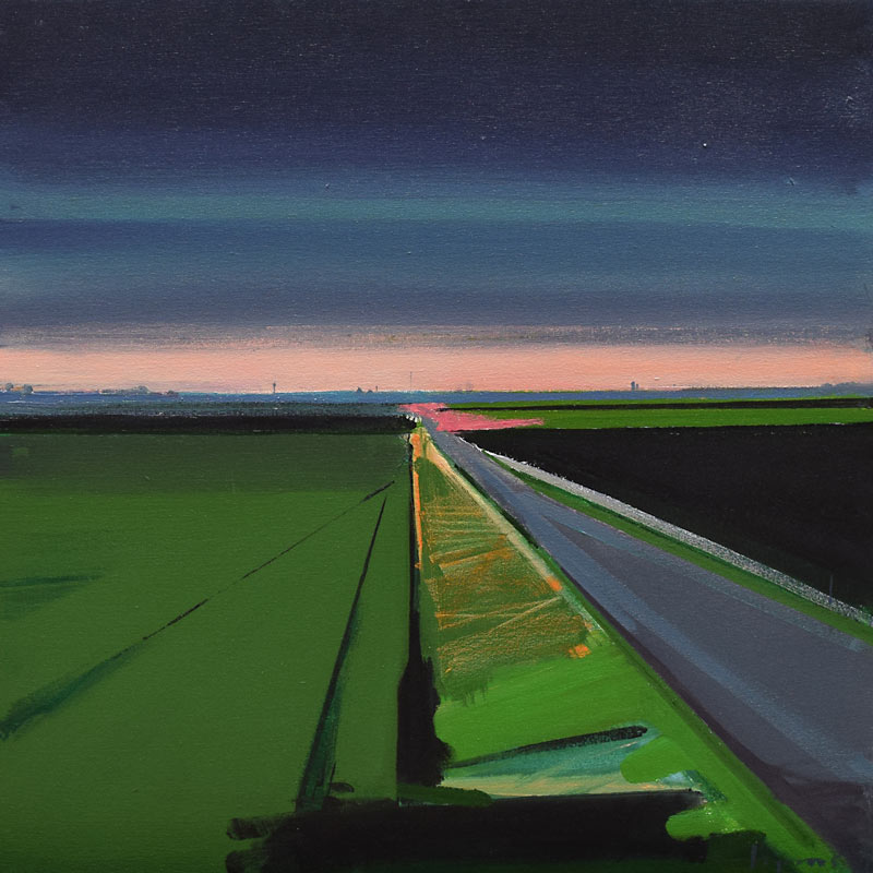 Winter Evening Long Drove